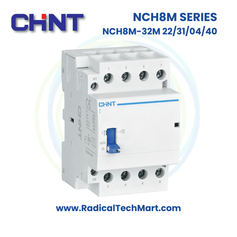 Chint NCH8-32M 32A Modular AC Contactor 230V – DIN Rail Mount