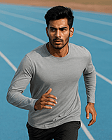 Unisex Full Sleeve Tee - Pack of 2 (Grey, Grey)