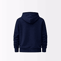 Unisex Navy Blue BRLY. Awake Graphic Printed Hoodie