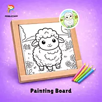 Cute Little Sheep Coloring