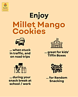 Millet Mango Cookies - 200 g | Gluten Free