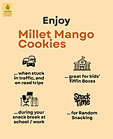 Millet Mango Cookies - 200 g | Gluten Free