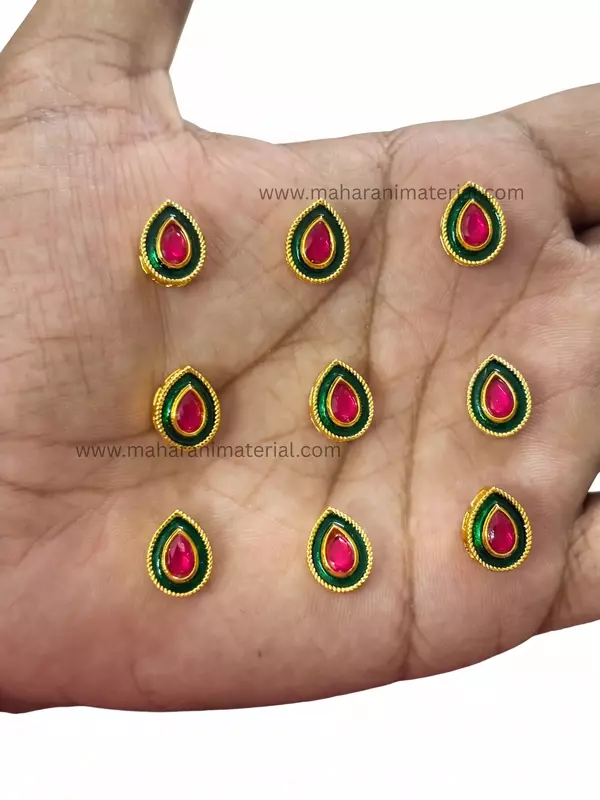 Meena Kundan Drop L