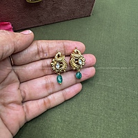 Lakshmi attigai with green beads