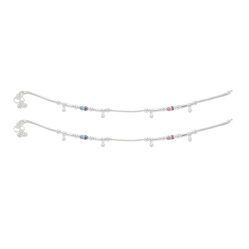 Silver Women Anklets/payal