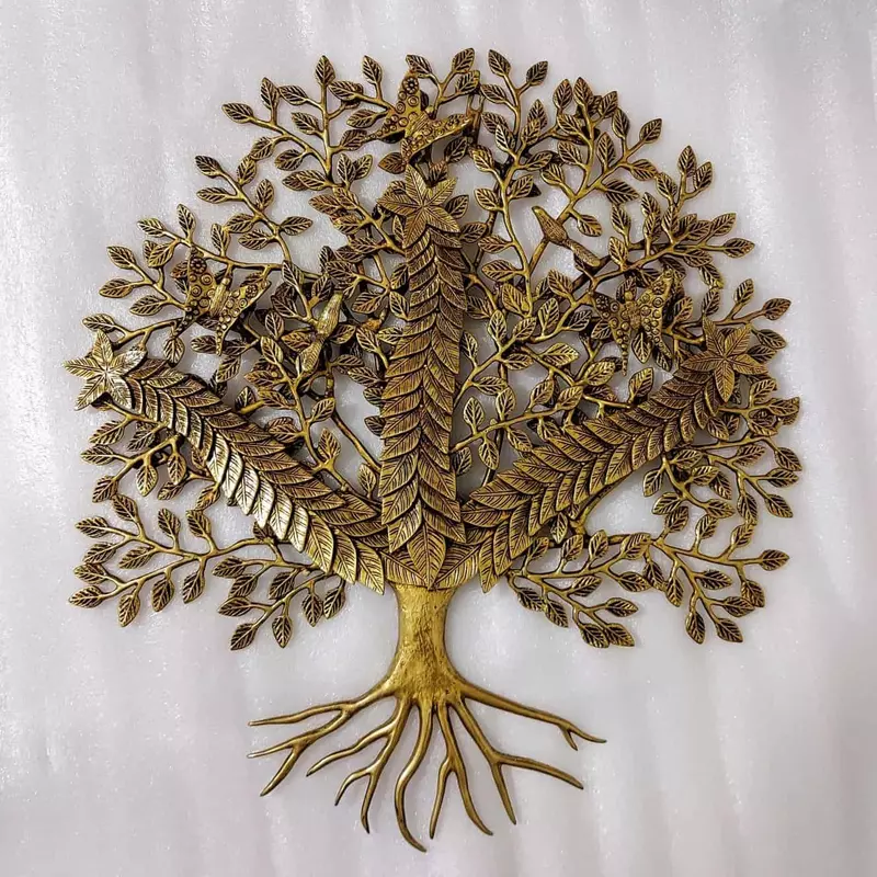 Brass Kalpavriksh Tree - 25 inch Height | Premium Quality Brass Kalpavriksh Tree Sculpture