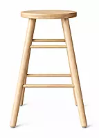 Scott Wooden Seat Bar Stool