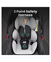 R for Rabbit - Picaboo -Car Seat - Black Grey