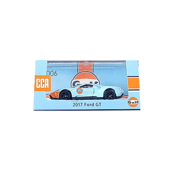 Ford GT 2017 Gulf | 1:64 |CCA-Light Blue and Vivid Orange