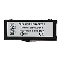 Prime Ortho Clearvue - II Sapphire Brackets Kit Standard MBT 022