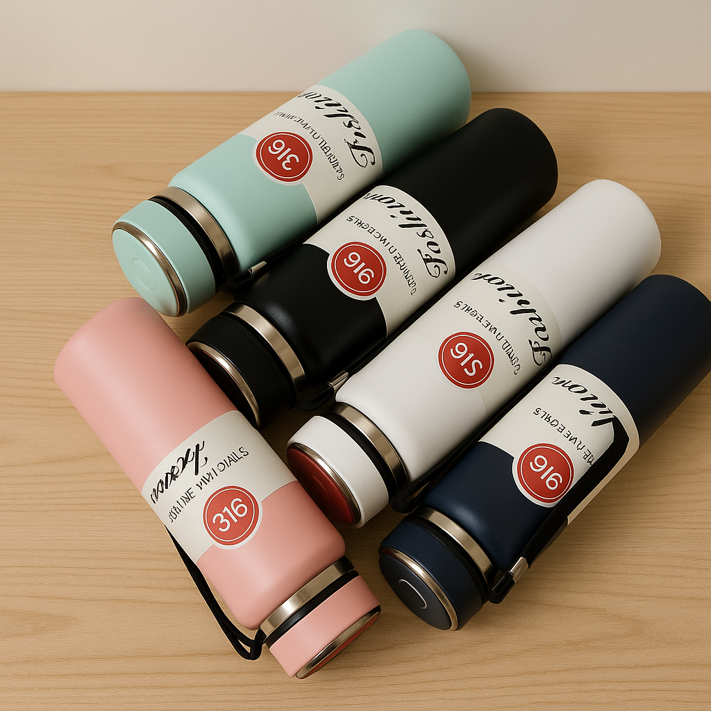 Stainless Steel Electro Pro 1 Litre Hot & Cold Water Bottle