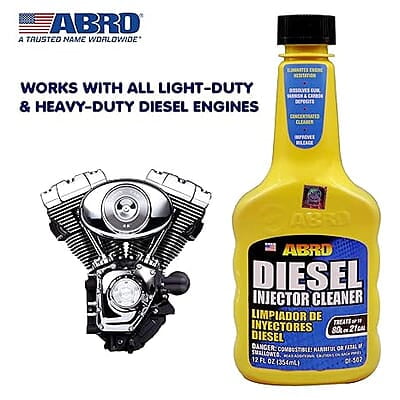 Abro DI-502 SUV Car Diesel Fuel Treatment and Injector Cleaner for Mileage Improvement & Deposit Cleaning (354 ml)