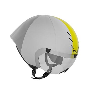Kask Helmet Mistral White/Silver With Clear Visor - Size-M