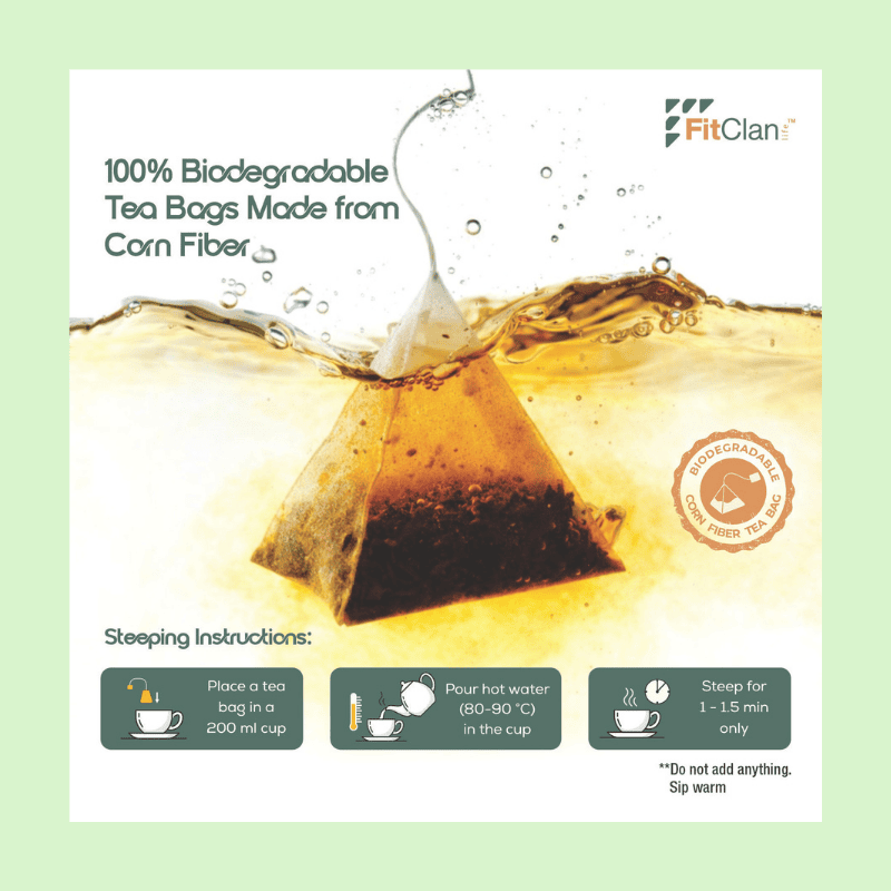 Digestion Enhance Herbal Tea | Ayurvedic Digestive Tea with Fennel, Ginger & Mint