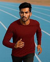 Unisex Full Sleeve Tee - Pack of 2 (Maroon, Grey)