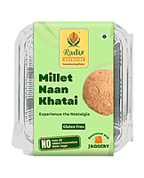 Millet Naan-Khatai - 200 g | with Cow Ghee | Gluten Free
