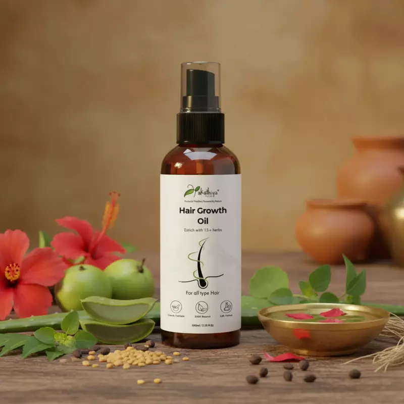 Hair Growth Oil (100ml) – Natural Elixir for Strong, Healthy Hair