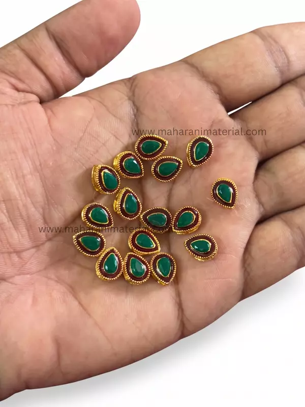 Meena Kundan Drop M 