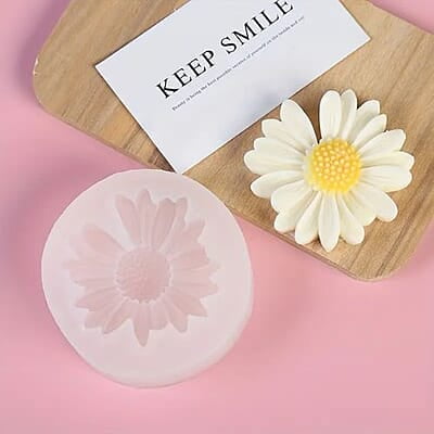Silicon Mold Candle Daisy Flower Silicon Mold Candle Daisy Flower