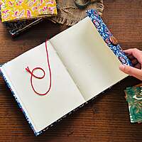 Traditional Bahi Notebook- Vibrant Yellow