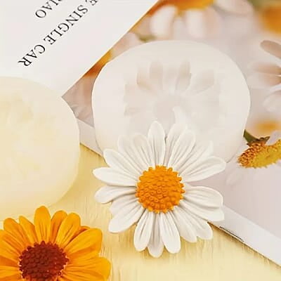 Silicon Mold Candle Daisy Flower Silicon Mold Candle Daisy Flower
