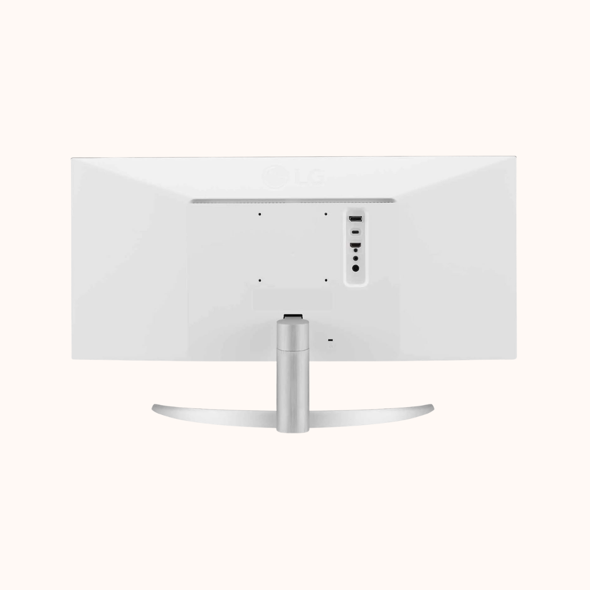 LG UltraWide 29 inch (73 cm) IPS FHD, Color Calibrated, 100Hz, 7W x 2 Inbuilt Speaker, USB-C, Display Port, HDMI, White Color-29WQ600