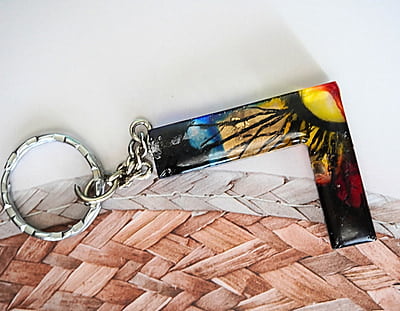 'L' INTRICATE LETTER KEYCHAIN 'L' INTRICATE LETTER KEYCHAIN