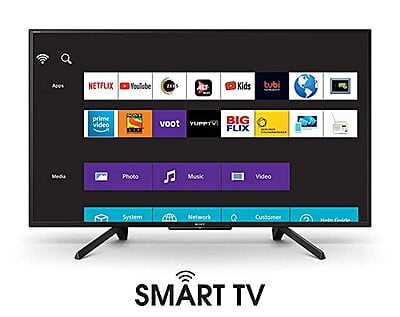 Sony Bravia 108 cm (43 inches) Full HD LED Smart TV KLV-43W672G (Black)