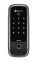 Solity Premium Digital Rim Lock With Fingerprint Password RFID Card Emergency Key