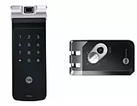 Yale Rim Lock With Biometric PIN Code Remote Control Yale Home App Wi-Fi Bluetooth