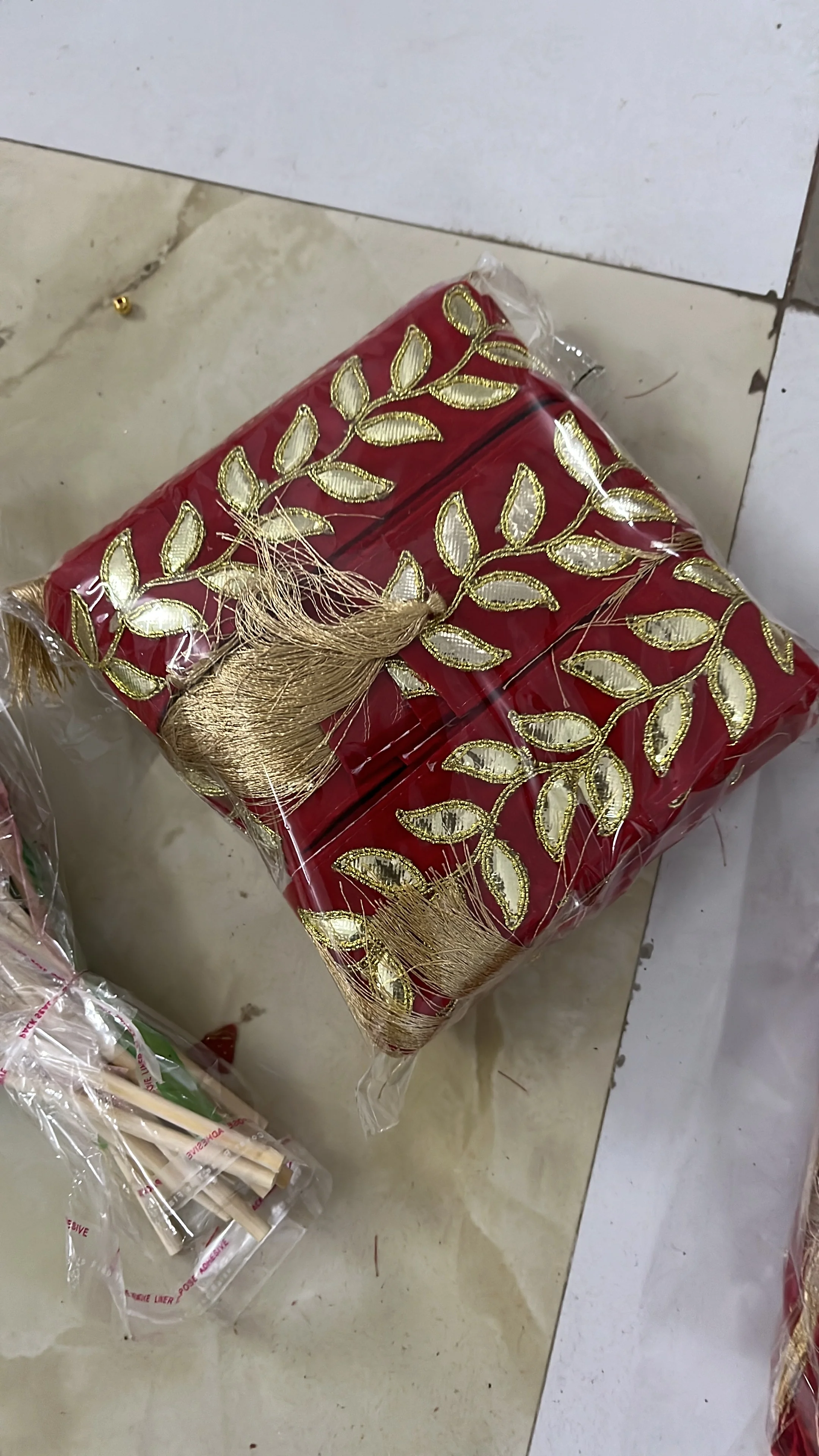 Velvet Welcome Swagat Dupatta for Barati