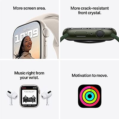 Apple Watch Series 7 (GPS, 41mm) - Blue Aluminium Case