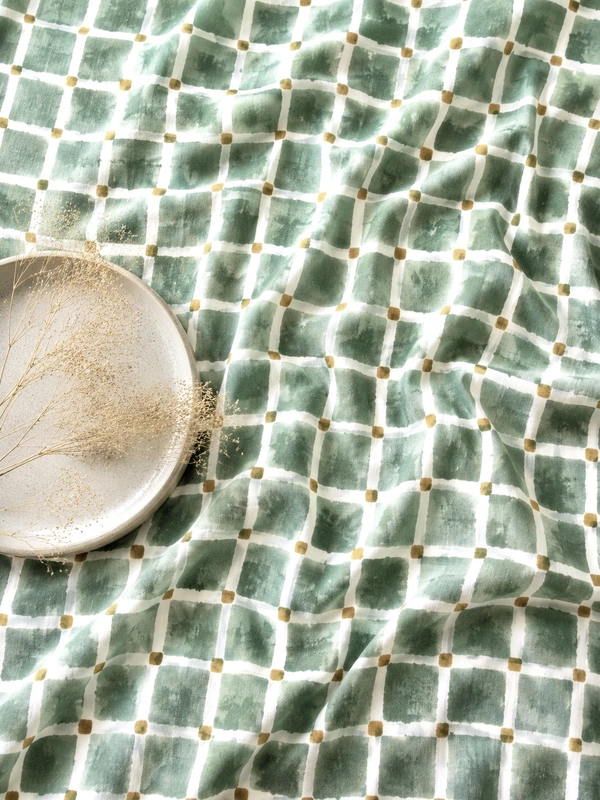 Sanganeri Handblock Cotton Fabric #84