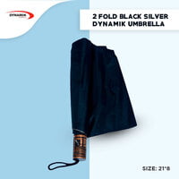 2 fold Black Silver Dynamik Umbrella 2 fold Black Silver Dynamik Umbrella