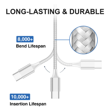 Champion 2in1 USB(A) To Type C Cable Nylon Braided, Fast Charge and Sync Compatible with Samsung S20/S10/S9, Note10/9, Xiaomi Mi A3/A2, Huawei P30/P20/Mate20, LG G7 (1.2m) Champion 2in1 USB(A) To Type C Cable Nylon Braided, Fast Charge and Sync Compatible with Samsung S20/S10/S9, Note10/9, Xiaomi Mi A3/A2, Huawei P30/P20/Mate20, LG G7 (1.2m)