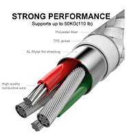 Champion 2in1 USB(A) To Type C Cable Nylon Braided, Fast Charge and Sync Compatible with Samsung S20/S10/S9, Note10/9, Xiaomi Mi A3/A2, Huawei P30/P20/Mate20, LG G7 (1.2m) Champion 2in1 USB(A) To Type C Cable Nylon Braided, Fast Charge and Sync Compatible with Samsung S20/S10/S9, Note10/9, Xiaomi Mi A3/A2, Huawei P30/P20/Mate20, LG G7 (1.2m)