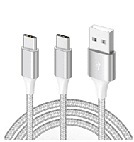 Champion 2in1 USB(A) To Type C Cable Nylon Braided, Fast Charge and Sync Compatible with Samsung S20/S10/S9, Note10/9, Xiaomi Mi A3/A2, Huawei P30/P20/Mate20, LG G7 (1.2m) Champion 2in1 USB(A) To Type C Cable Nylon Braided, Fast Charge and Sync Compatible with Samsung S20/S10/S9, Note10/9, Xiaomi Mi A3/A2, Huawei P30/P20/Mate20, LG G7 (1.2m)