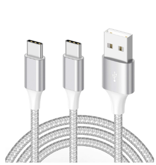 Champion 2in1 USB(A) To Type C Cable Nylon Braided, Fast Charge and Sync Compatible with Samsung S20/S10/S9, Note10/9, Xiaomi Mi A3/A2, Huawei P30/P20/Mate20, LG G7 (1.2m) Champion 2in1 USB(A) To Type C Cable Nylon Braided, Fast Charge and Sync Compatible with Samsung S20/S10/S9, Note10/9, Xiaomi Mi A3/A2, Huawei P30/P20/Mate20, LG G7 (1.2m)