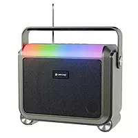 ASTER LBS-201 20W Bluetooth Party Speaker – RGB Lights | Extra Bass | TWS