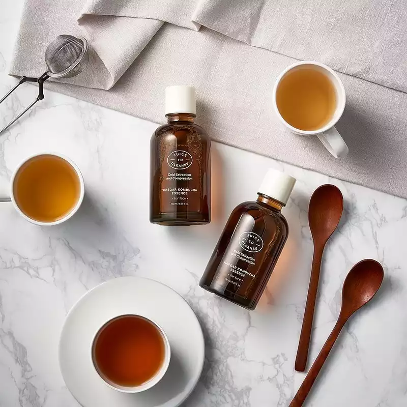 JUICE TO CLEANSE VINEGAR KOMBUCHA VEGAN ESSENCE