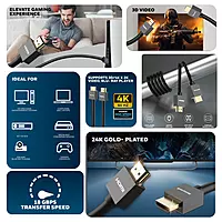 Honeywell HDMI 5 Mtr with Ethernet - 2.0 Compliant Slim