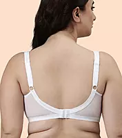 Enamor Hidden X-Frame and Smoothening Full Support Everyday Bra - Jiggle control, Non Padded, Wirefree, Full Coverage - FB12