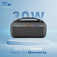 Roxx AXM-01B 30W Bluetooth Party Speaker – RGB Lights | TWS | Extra Bass