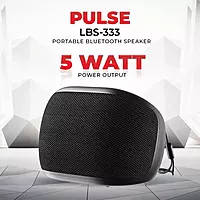 Lapcare Pulse LBS‑333 5W Bluetooth Speaker | FM & TF Card Playback, TWS, IPX4 Water Resistance & Portable Design