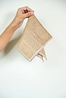 Bamboo Face Towel (30 x 30 cm), Super Soft, Quick Absorbent & Anti-Bacterial (sweet caramel)