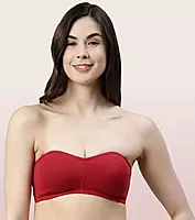 Enamor Strapless and Multiway Styling Women's Everyday Cotton Tube Bra A019