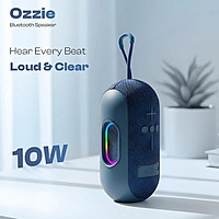 Ozzie LBS-102 10W Bluetooth Speaker – RGB Light | TWS Stereo | 8H Playtime | Blue