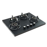 Carnival Plus 4 Burner Matt Finish Super Slim Tablet Hob Top 654 Burner Auto Ignition