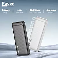 Pacer LOX-223 10000mAh Power Bank – 22.5W Fast Charging | Multi-Port | LED Display