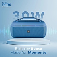Roxx AXM-01B 30W Bluetooth Party Speaker – RGB Lights | TWS | Extra Bass